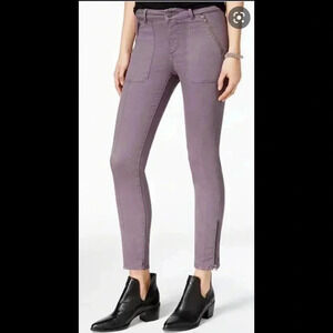 M1858 Luna Mid Rise Skinny Lavender Jeans Size 4 (NWOT)